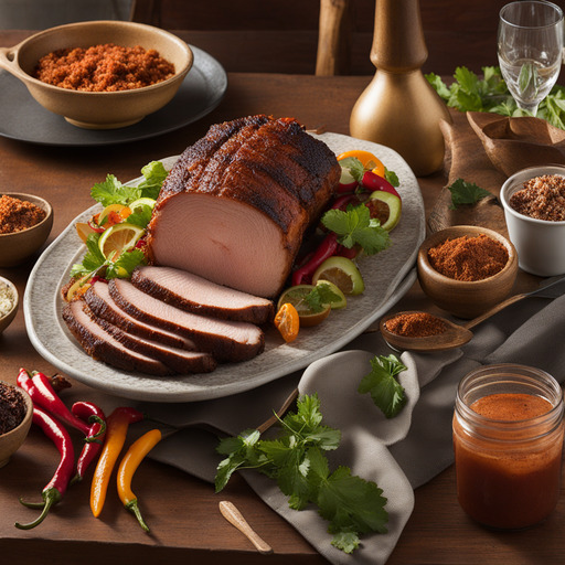 Ancho-Chili geriebenes Schweinefleisch
