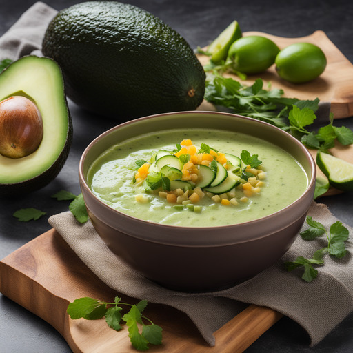 Avocado Gurkensuppe