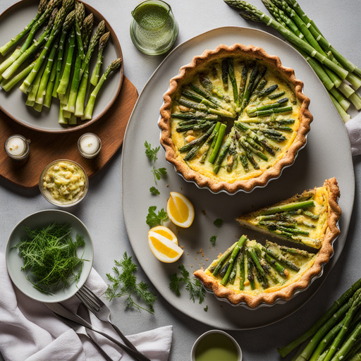 Spargel Lauch Quiche