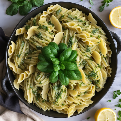 Artischocken-Zitronen-Pesto-Nudeln