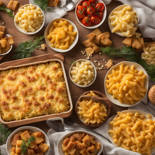 Überbackene Makaroni und Käse