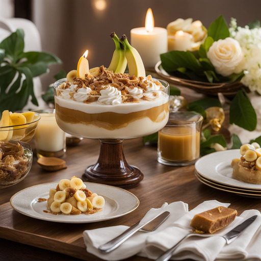 Banane Karamell Pudding