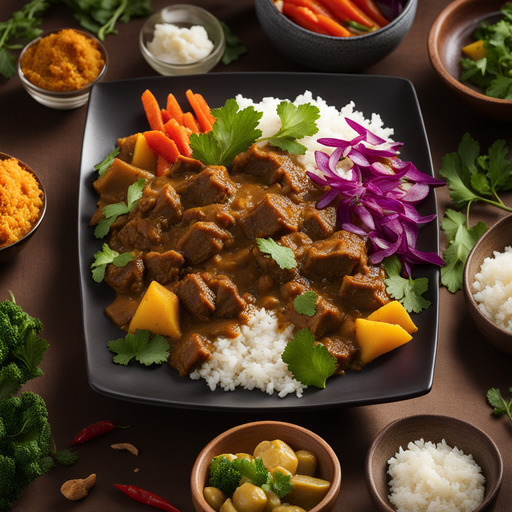 Rindfleisch und Gemüse Curry