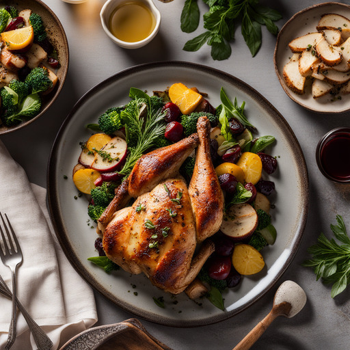 Gebackenes Balsamico-Huhn