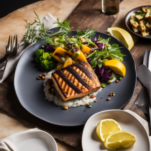 Schwarzgebratener Mahi Mahi