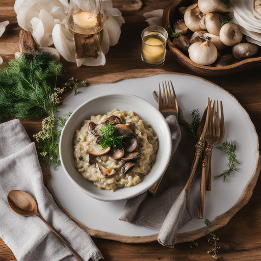 Cremiges Pilzrisotto