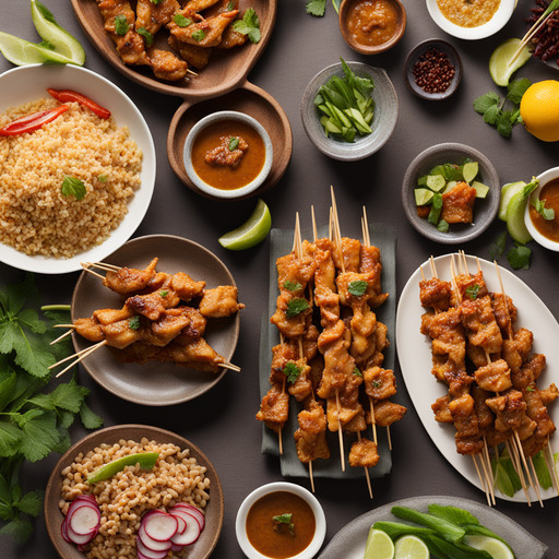 Hähnchen-Satay