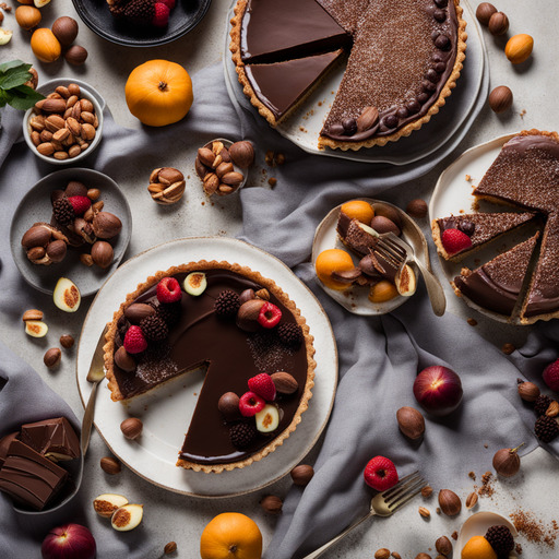 Schoko-Haselnuss-Tarte