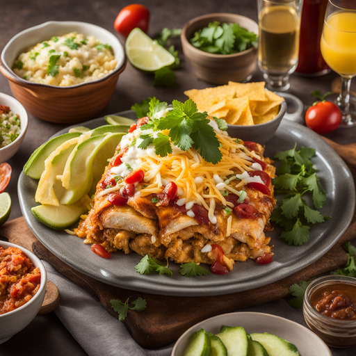 Hühnchen Enchilada-Auflauf