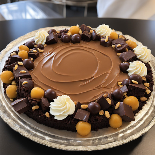 Schokoladen-Erdnussbutter-Kuchen