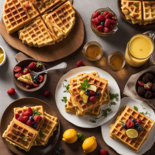 Maisbrot Waffeln