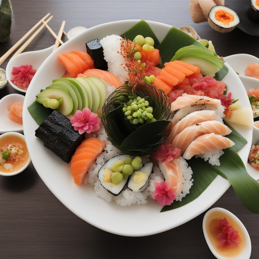 Deconstruction Sushi Schale