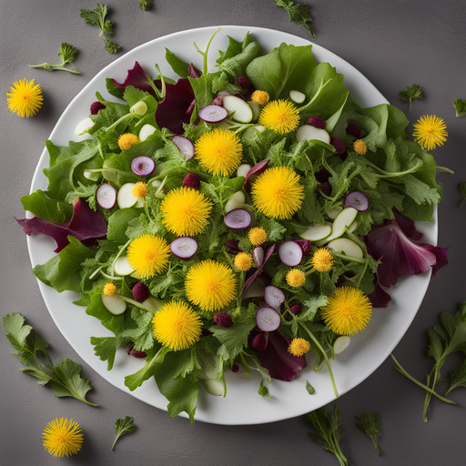 Löwenzahnsalat