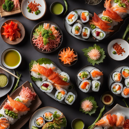 Drachenrollen-Sushi