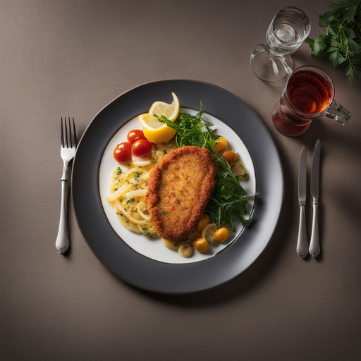 Kalbschnitzel nach Mailänder Art