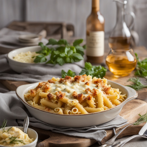 Vier-Käse-Nudelauflauf