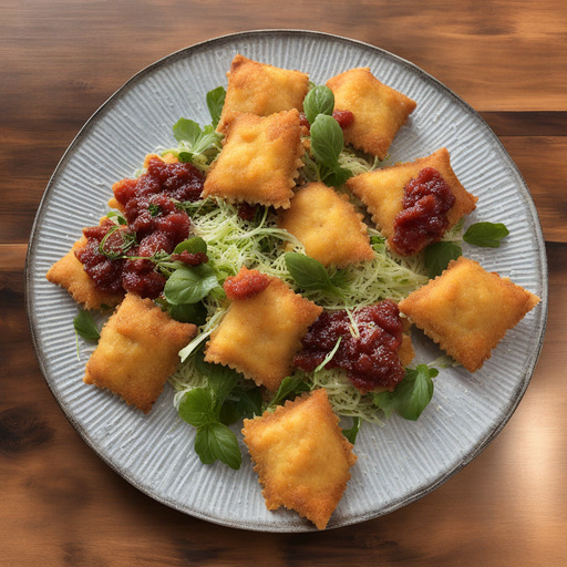 Gebratene Ravioli