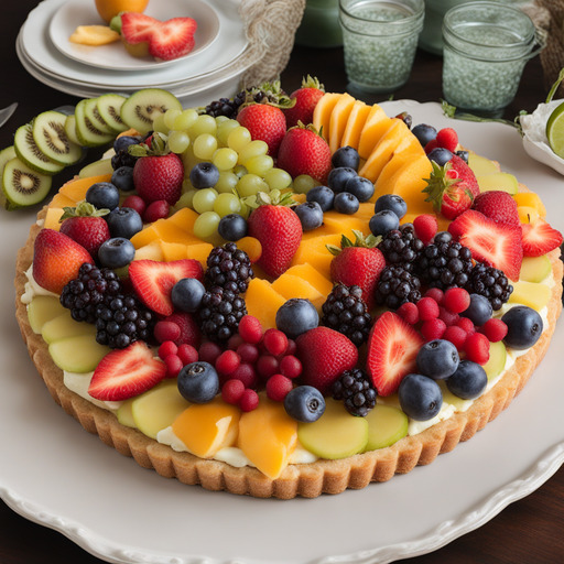 Obst-Pizza