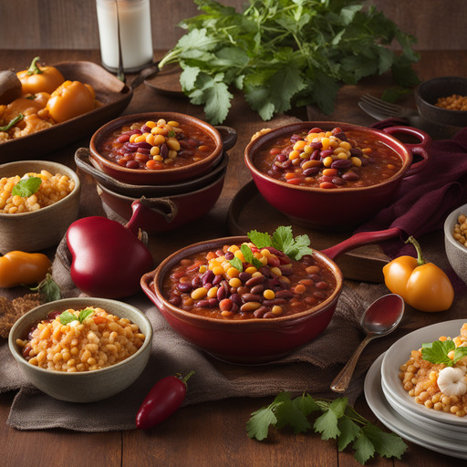 Vier-Bohnen-Chili