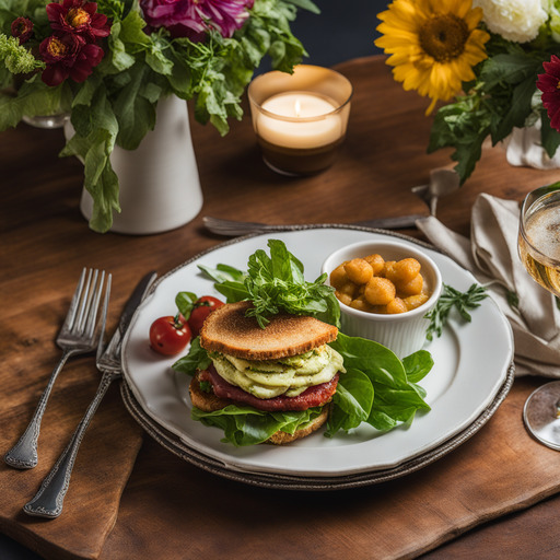 Frittiertes grünes Tomaten-BLT