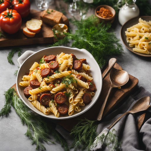 Fenchelwurst Pasta