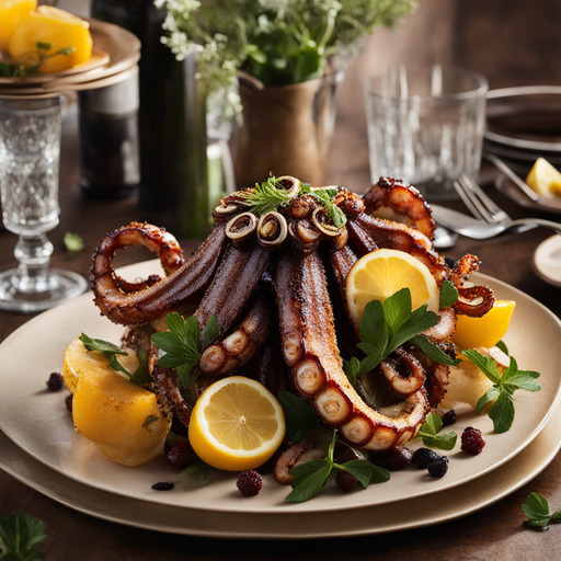 Gegrillter Oktopus
