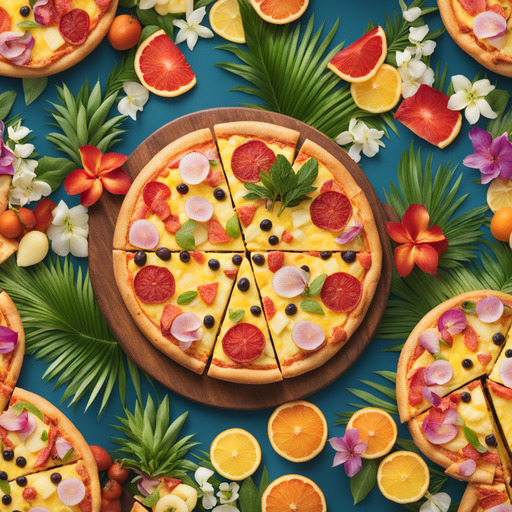 Hawaiianische Pizza