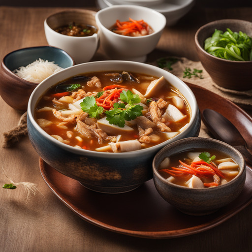 Heiße und saure Suppe