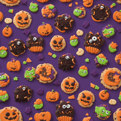 Halloween Monster Plätzchen