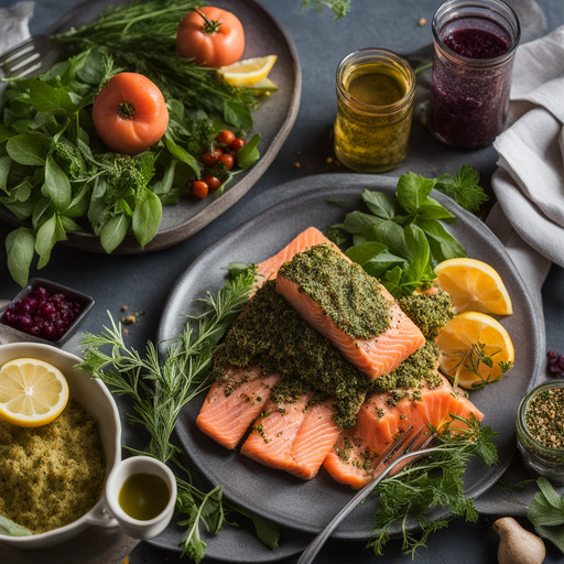 Kräuterkruste Lachs