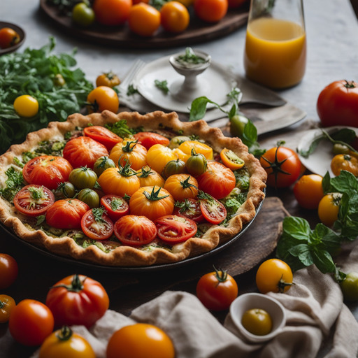 Ernte-Tomaten-Tarte