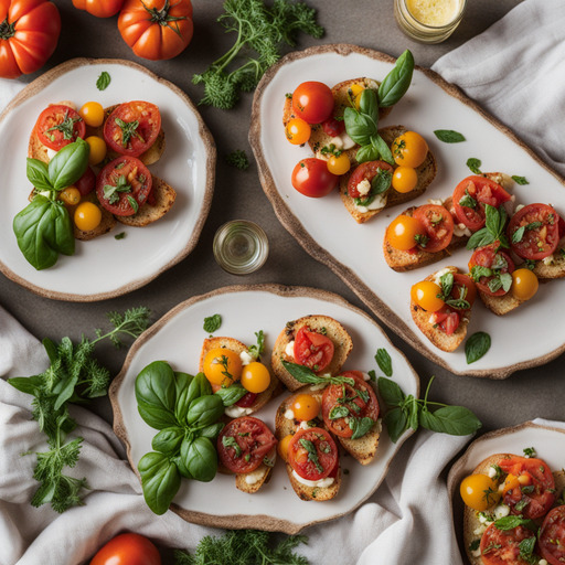 Heirloom-Tomaten-Bruschetta