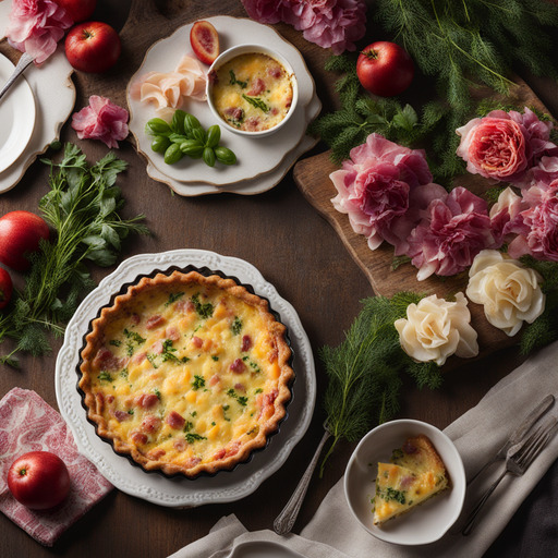 Schinken und Schweizer Quiche