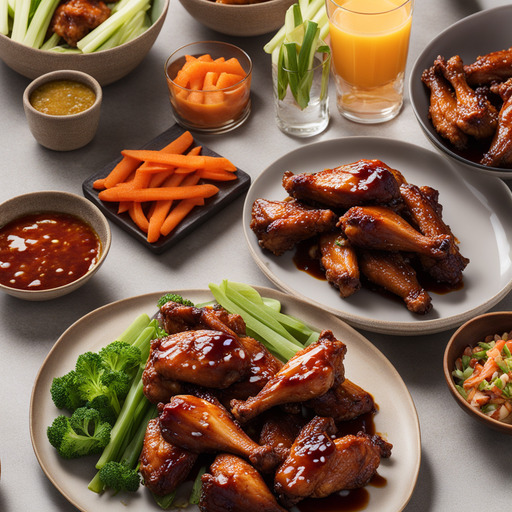 Hoisin-glasierte Hähnchenflügel
