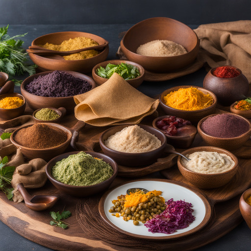 Injera (äthiopisches Fladenbrot)