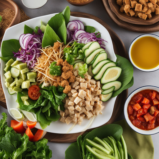 Indonesischer Gado Gado-Salat