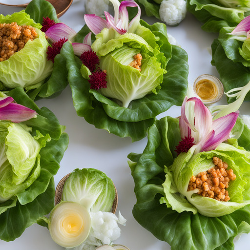 Eisberg-Salat-Wraps
