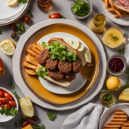 Izmir Style Köfte Sandwich