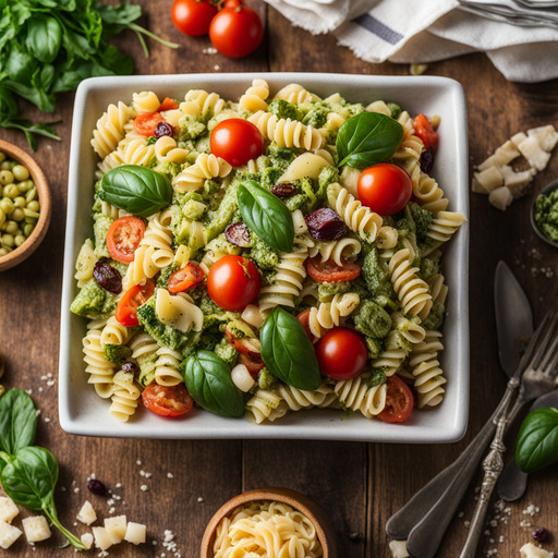 Italienischer Pesto-Nudelsalat