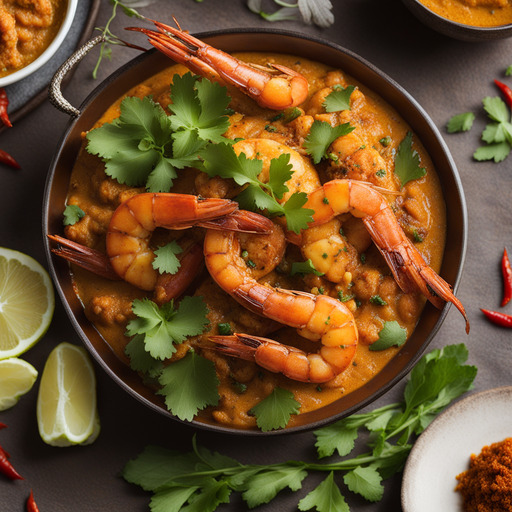 Jhinga Masala (Indisches Garnelen-Curry)