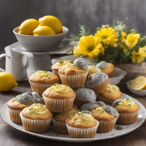 Zitronen-Mohn-Muffins