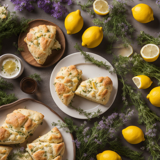 Zitronen-Thymian Scones