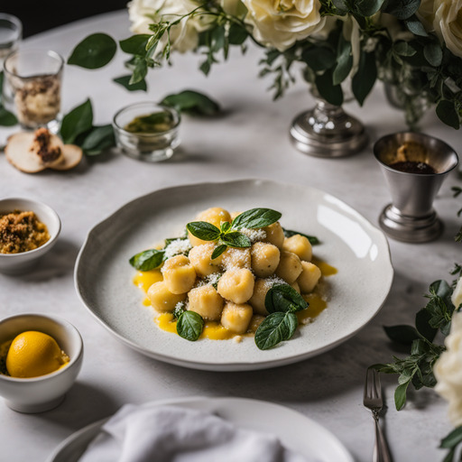 Zitronen Ricotta Gnocchi