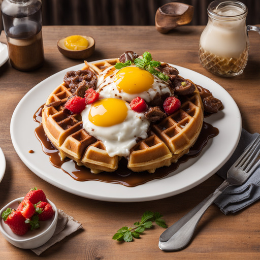 Loco Moco Waffel