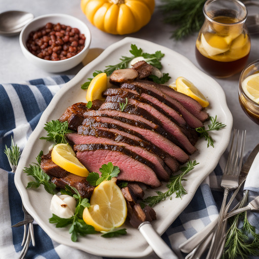 Mariniertes Rindersteak