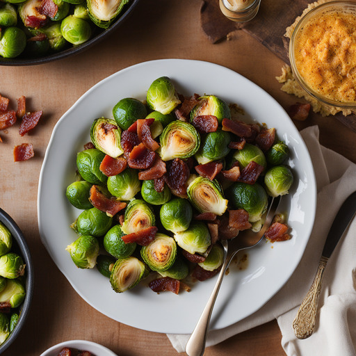 Maple Bacon Rosenkohl