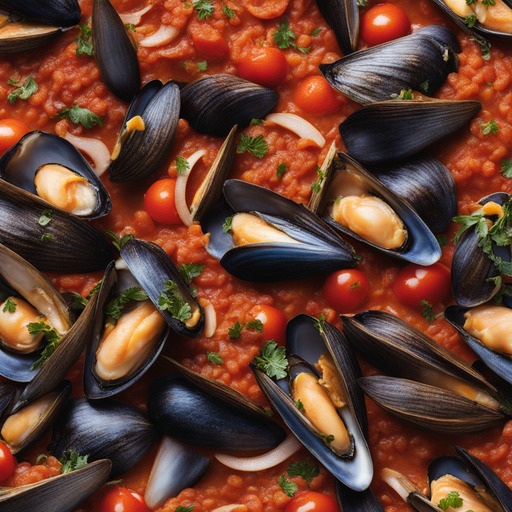 Muscheln in Tomatensauce