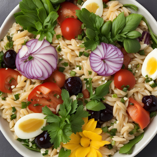 Mediterraner Orzo-Salat