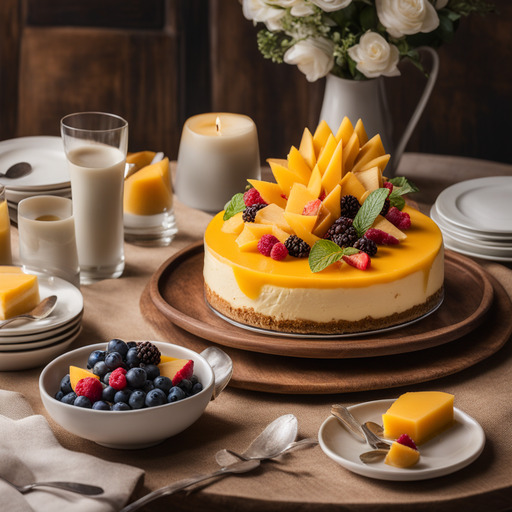 Mango-Käsekuchen