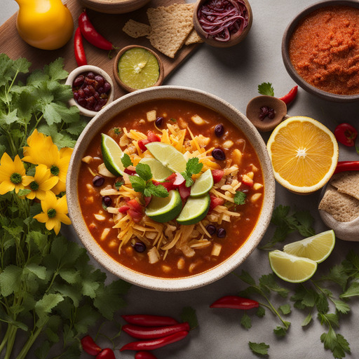 Mexikanische Tortillasuppe